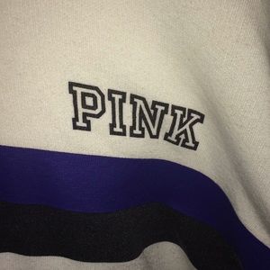 Pink VS cropped hoodie
